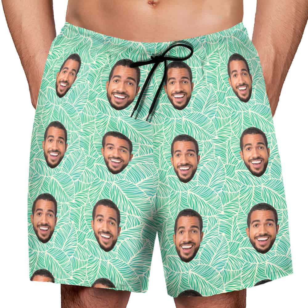 Floral Shorts Mens Model