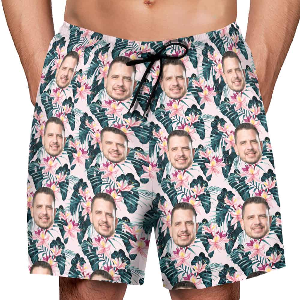 Floral Shorts Model