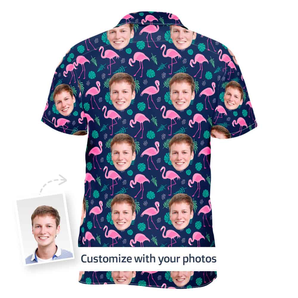 Hawaiian Button Up Shirt Back