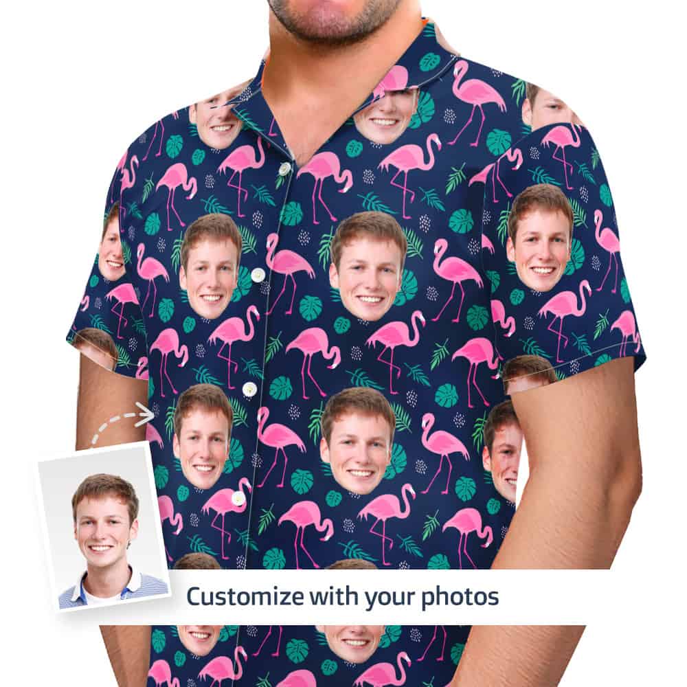 Hawaiian Button Up Shirt Front