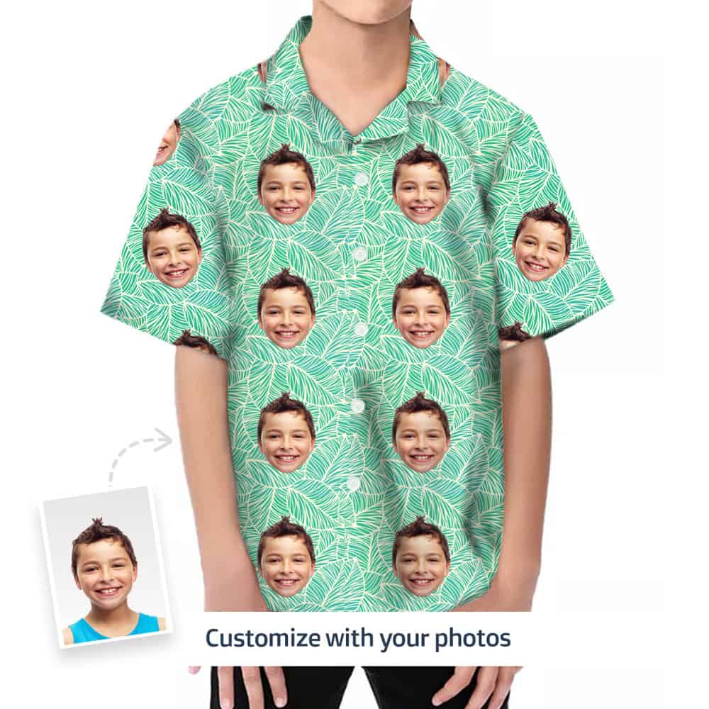 Kids Aloha Shirt Front