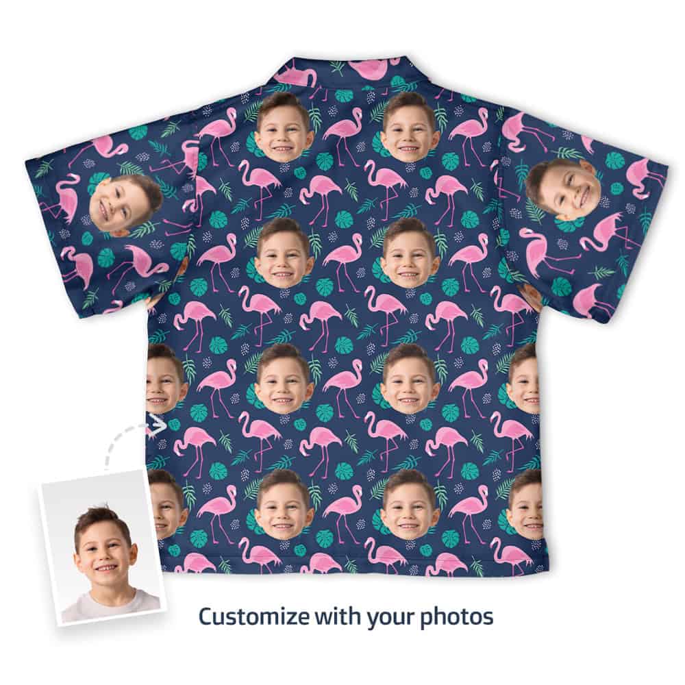 Kids Flamingo Shirt Back