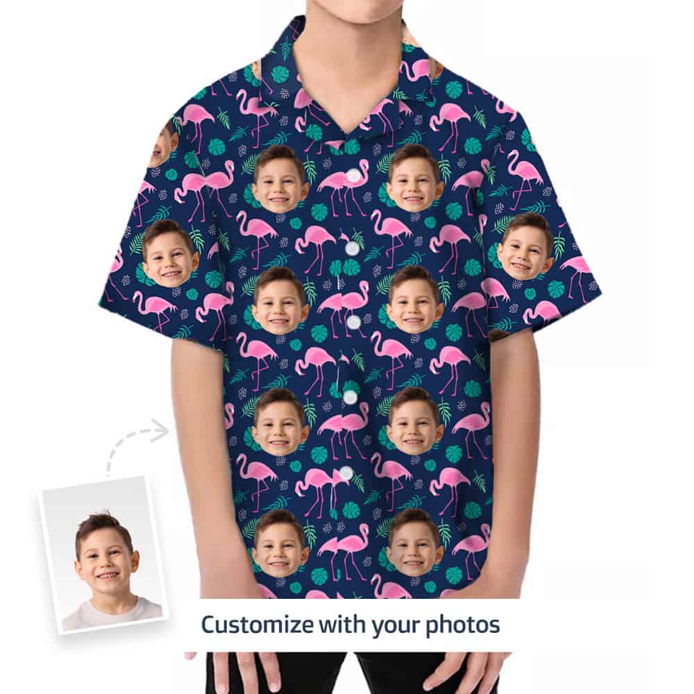 Kids Flamingo Shirt Front