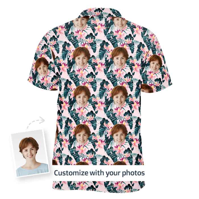 Tropical Button Down Shirt Back