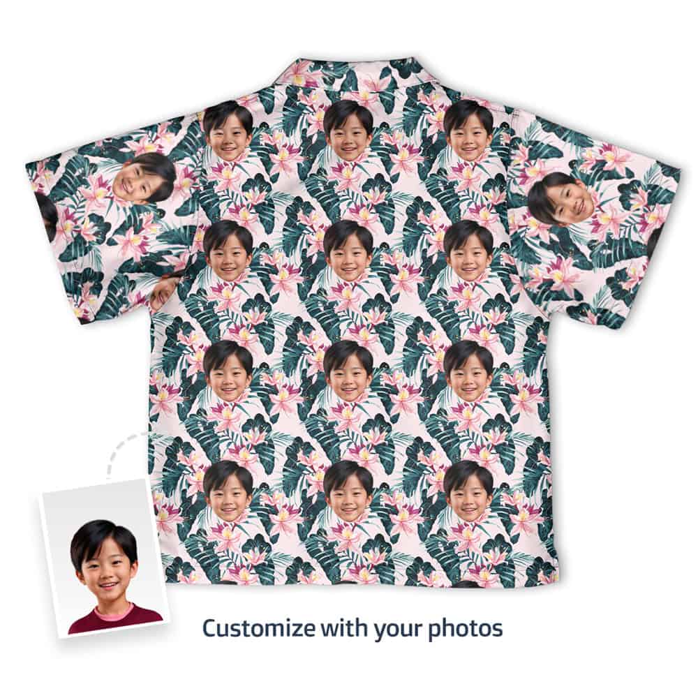 Tropical Shirt Toddler Boy Back