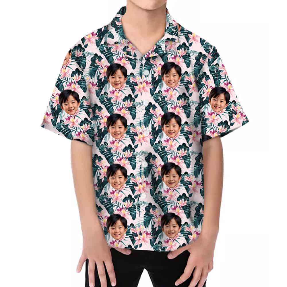 Tropical Shirt Toddler Boy Model