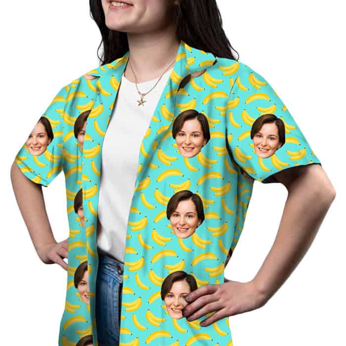 Womans Banana Shirt Model