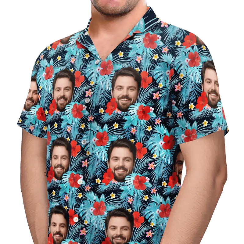 Custom Hawaiian Shirt With Face