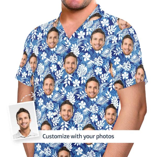 Blue Hawaiian Shirt front