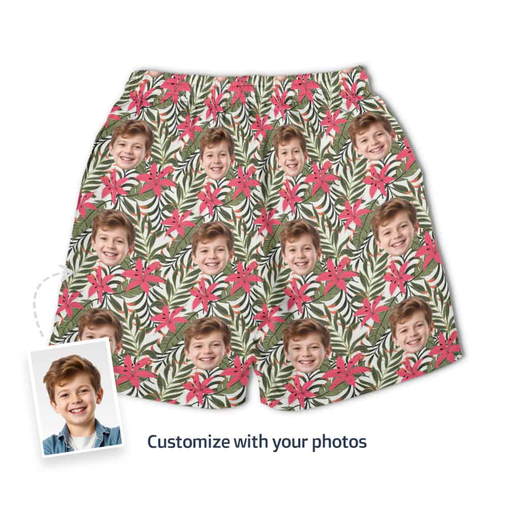 Boys Beach Shorts back