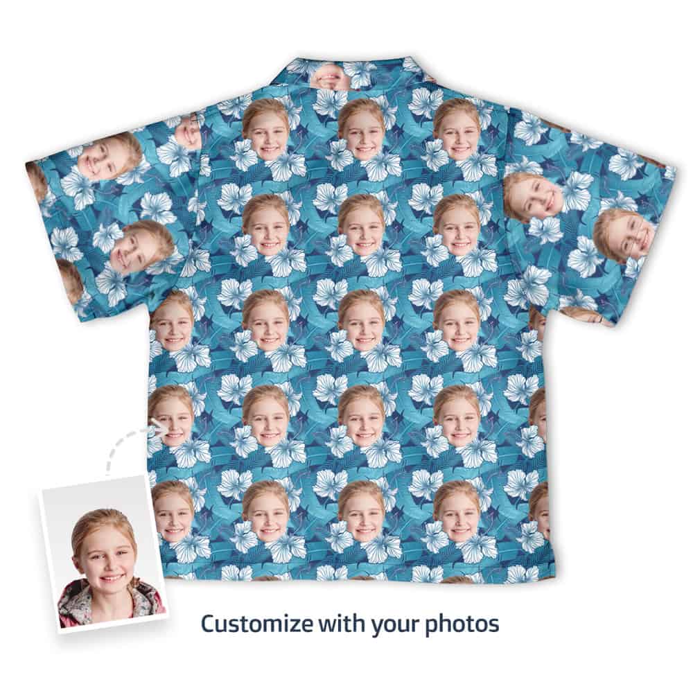 Childrens Hawaiian Shirt back