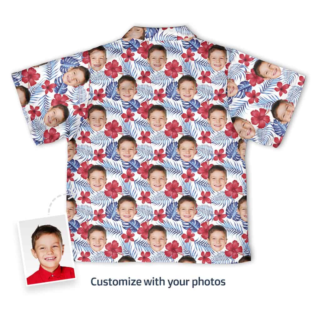 Hawaiian Kids Shirt back