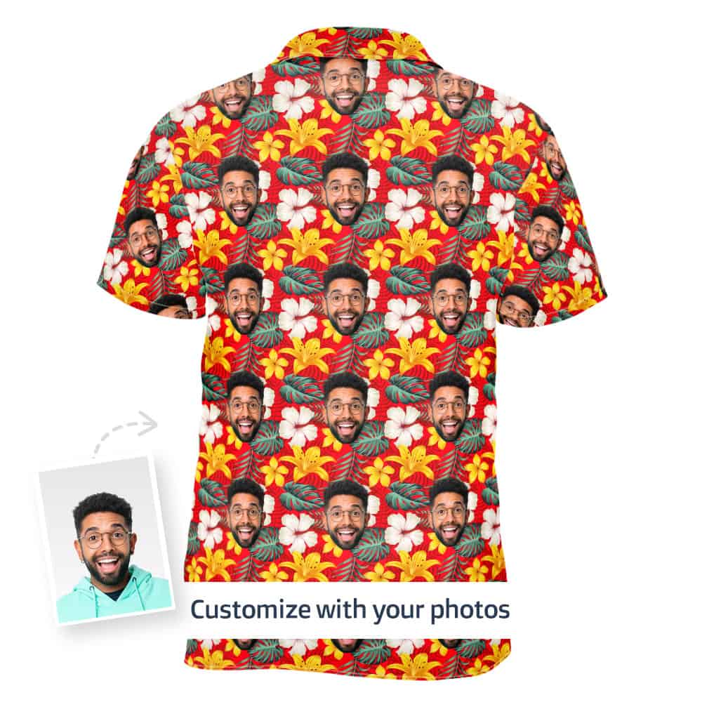 Hawaiian Print Shirt back