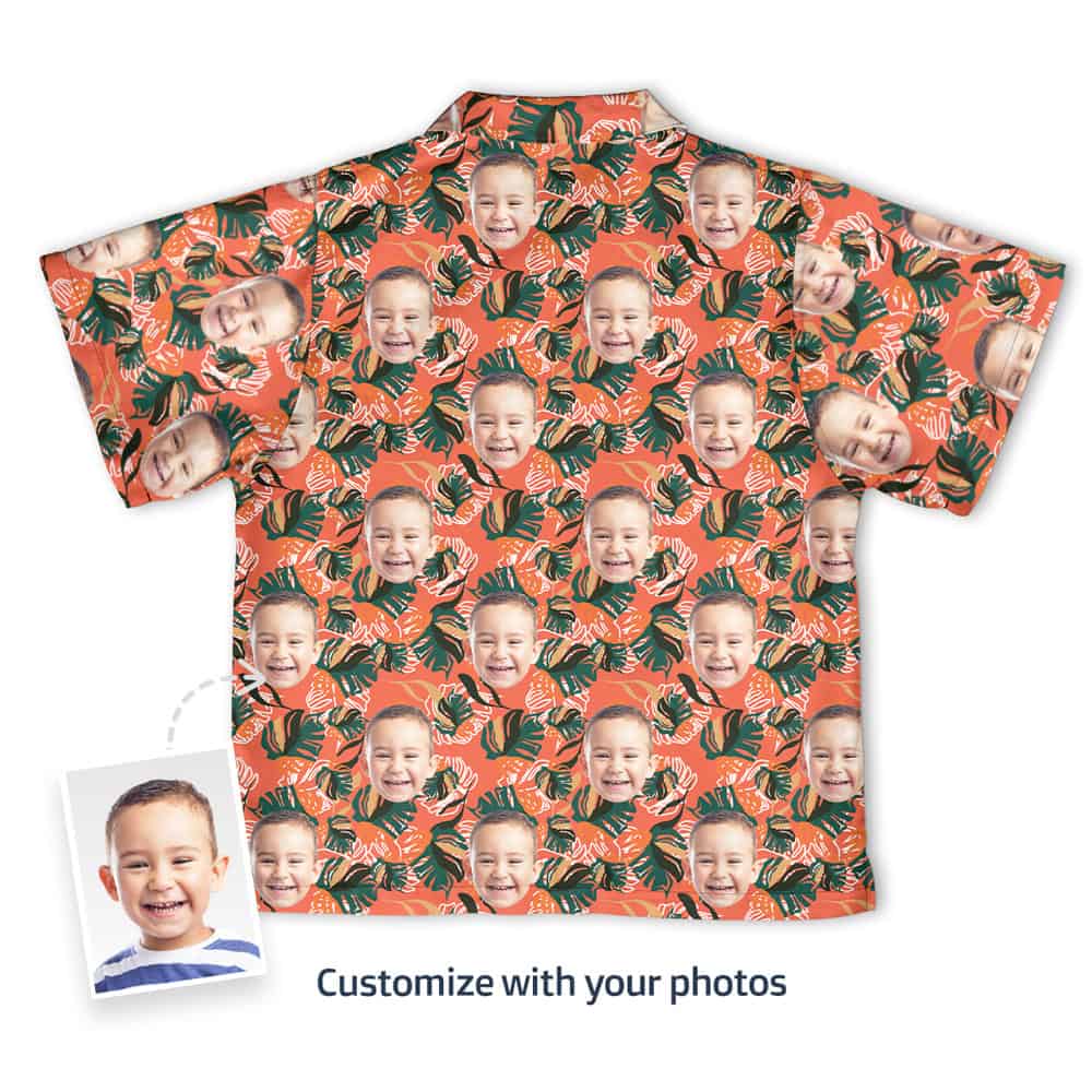 Hawaiian Shirt for Kids back