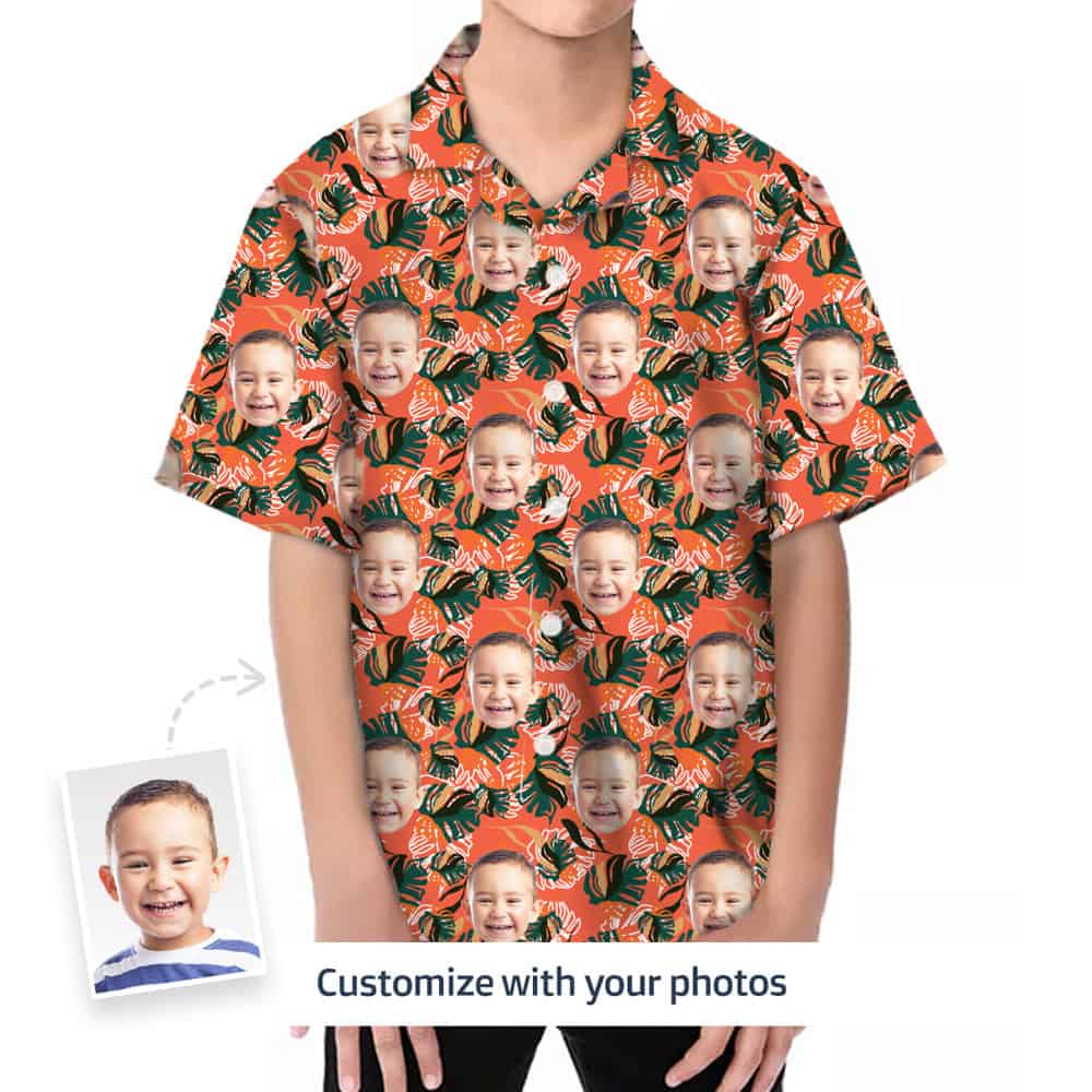 Hawaiian Shirt for Kids front