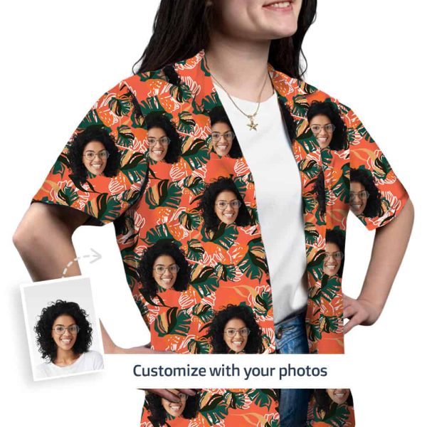 Hawaiian Women Shirt front