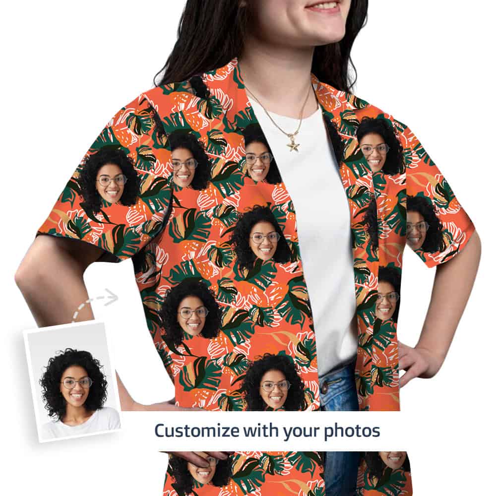 Hawaiian Women Shirt front