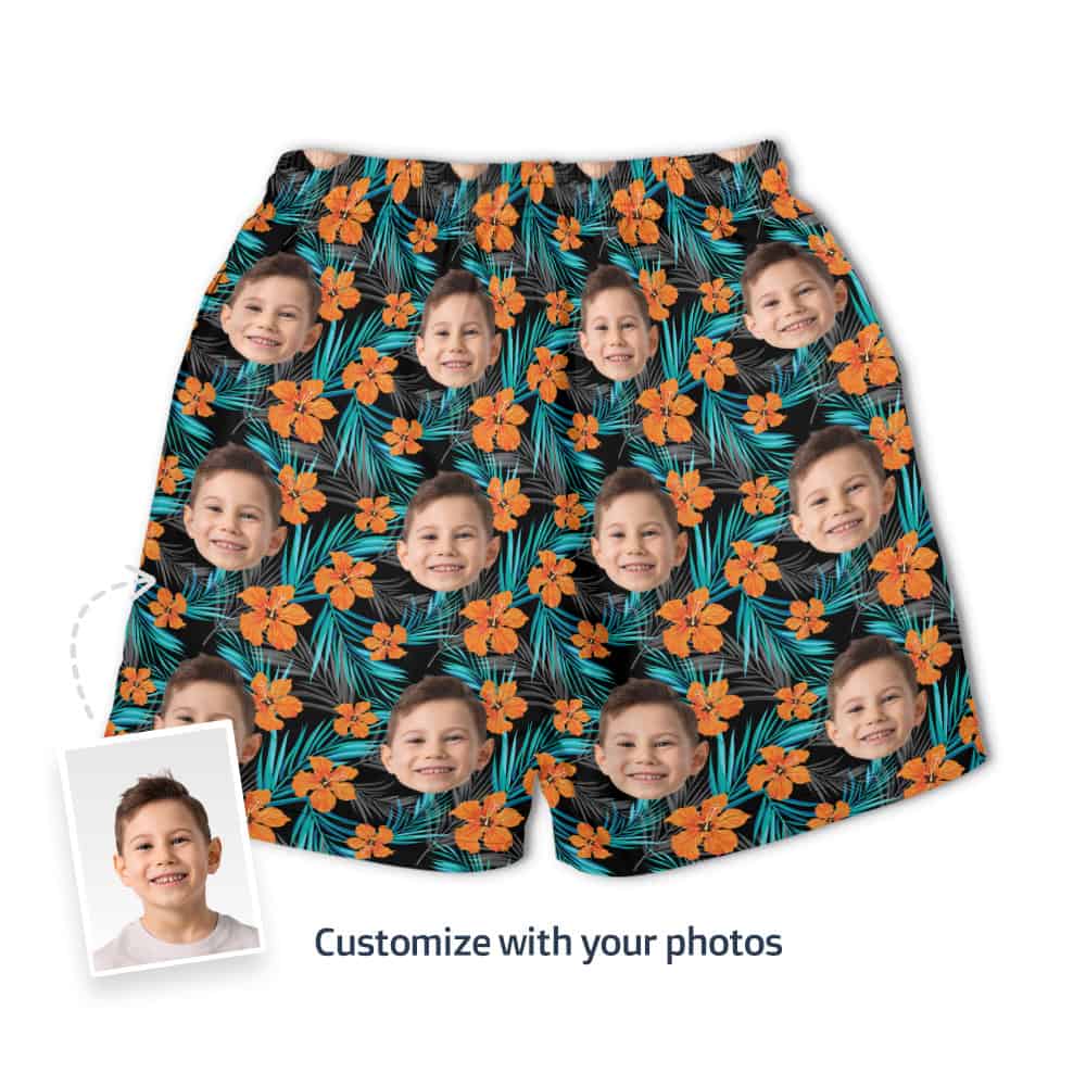 Kids Swimming Shorts back