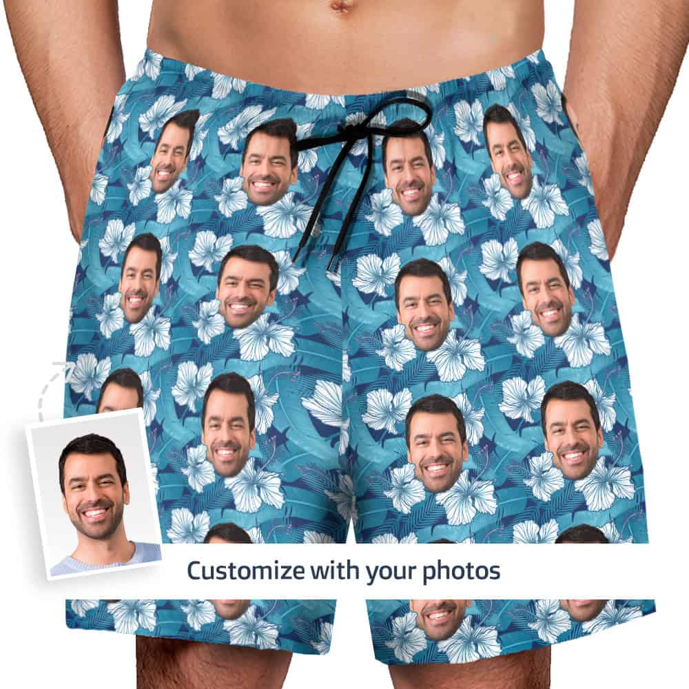 Mens Swim Board Shorts model