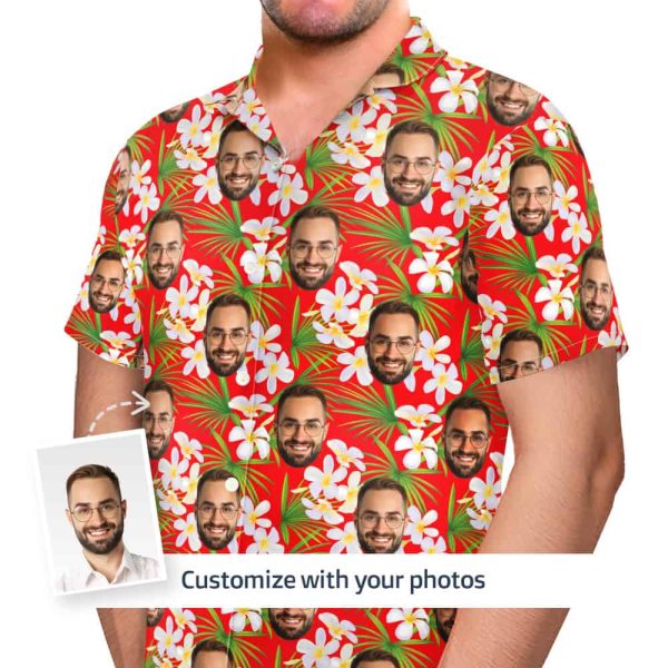 Red Hawaiian Shirt front