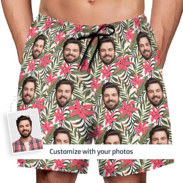 flower shorts men front