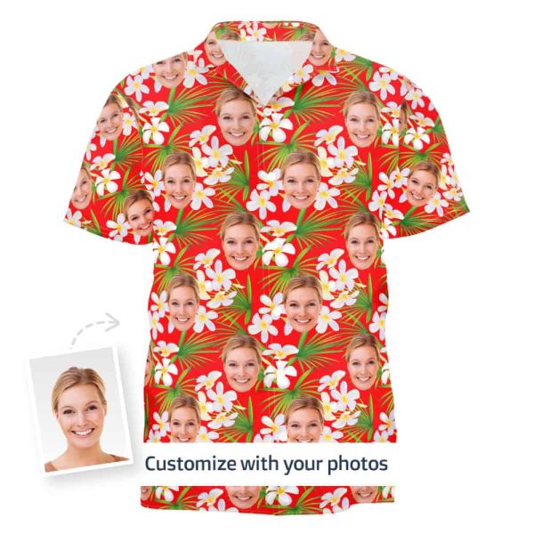 red floral hawaiian shirt