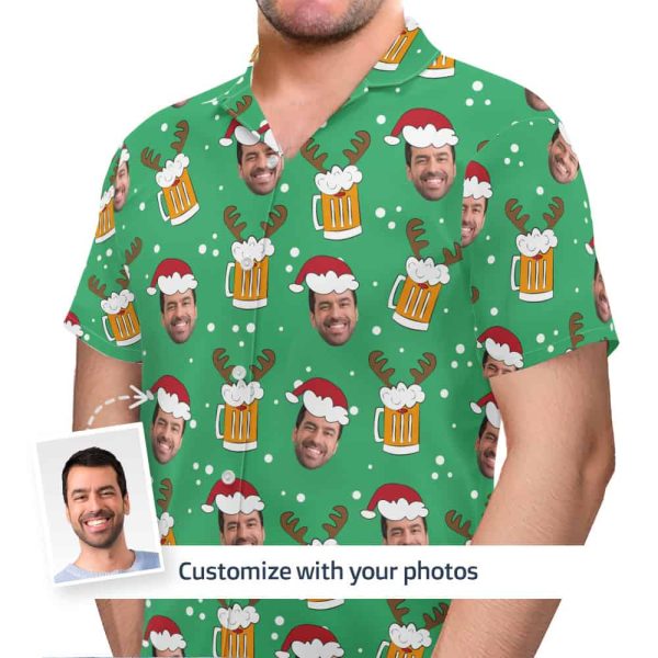 Beer Hawaiian Shirt model