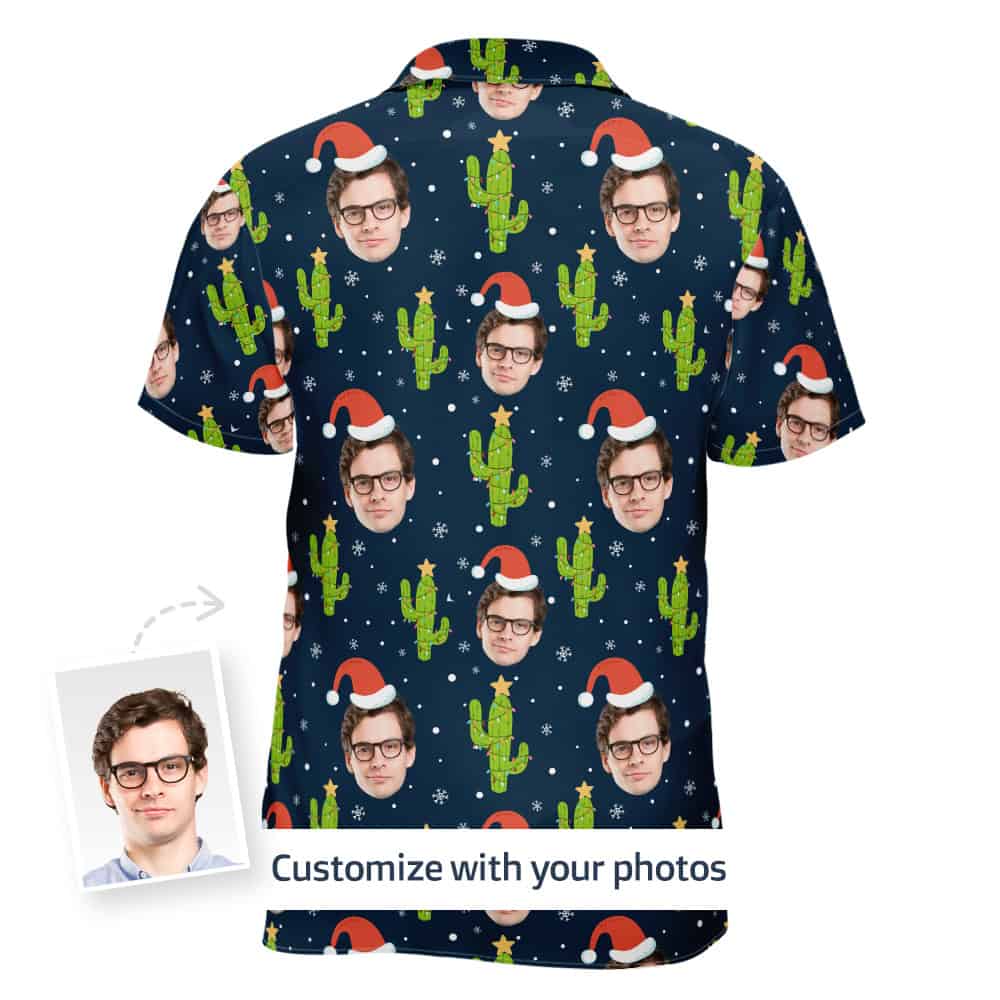 Cactus Hawaiian Shirt back