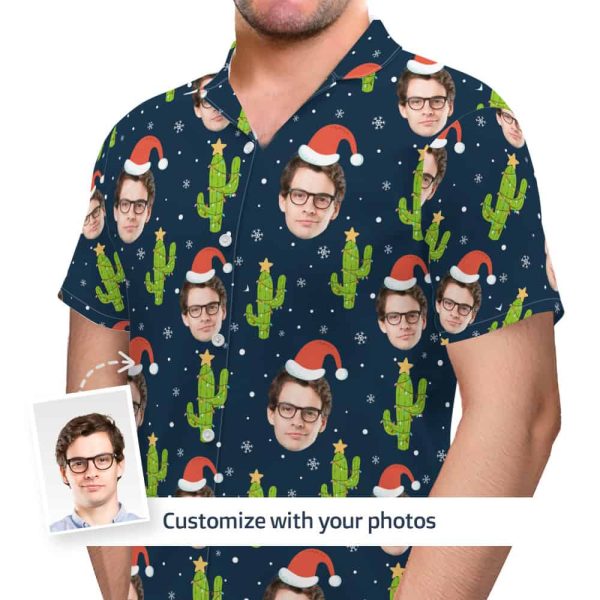 Cactus Hawaiian Shirt model