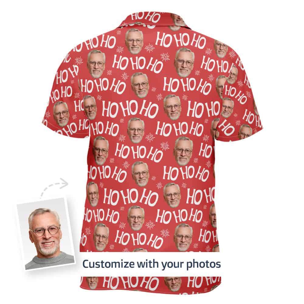 Christmas Hawaiian shirt back