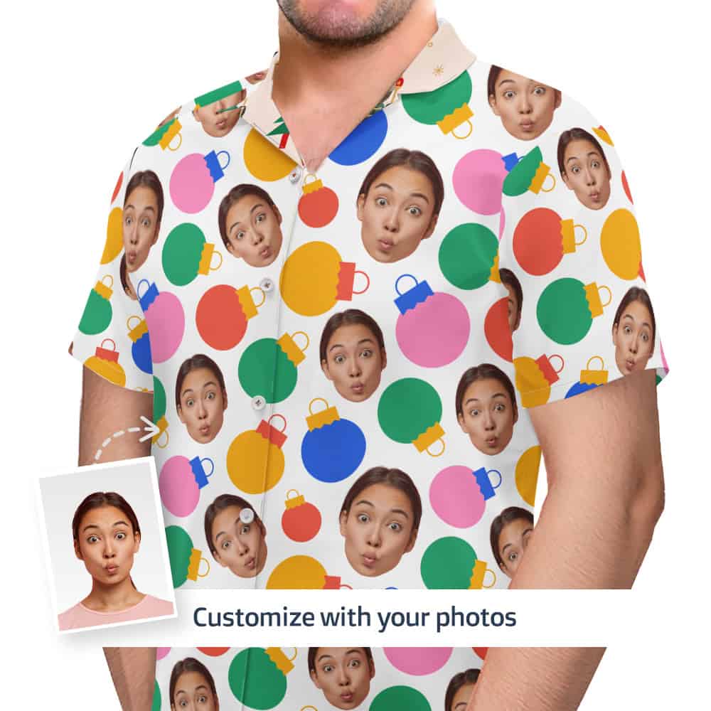 Christmas Ornament Shirt model