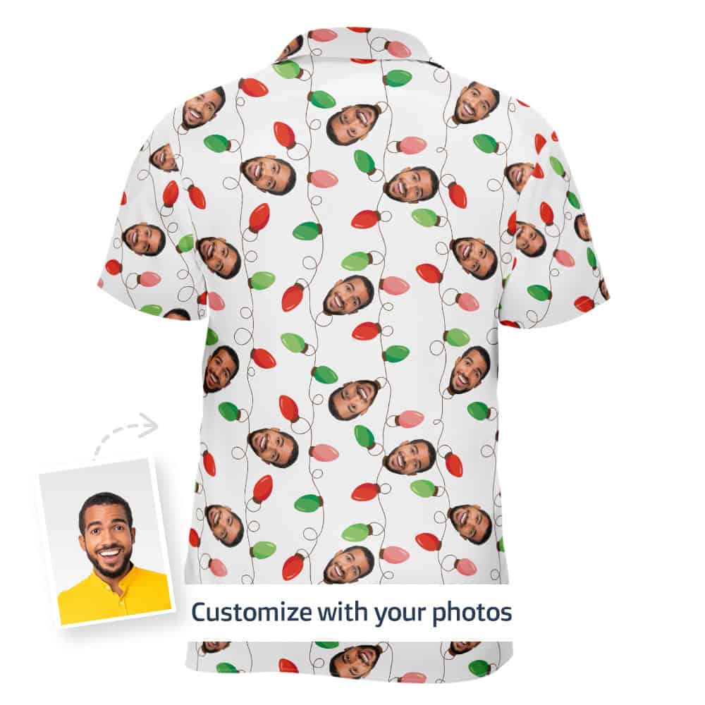 christmas lights shirt back