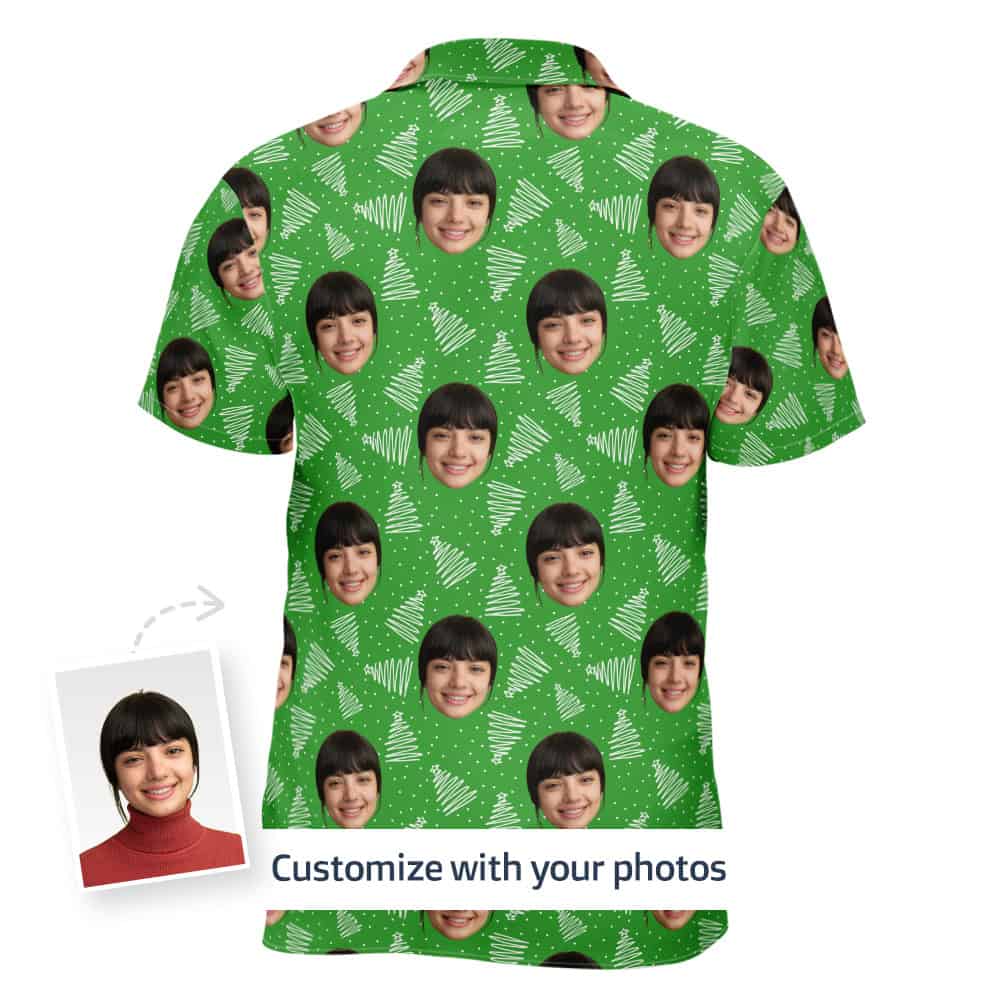 christmas tree shirt back