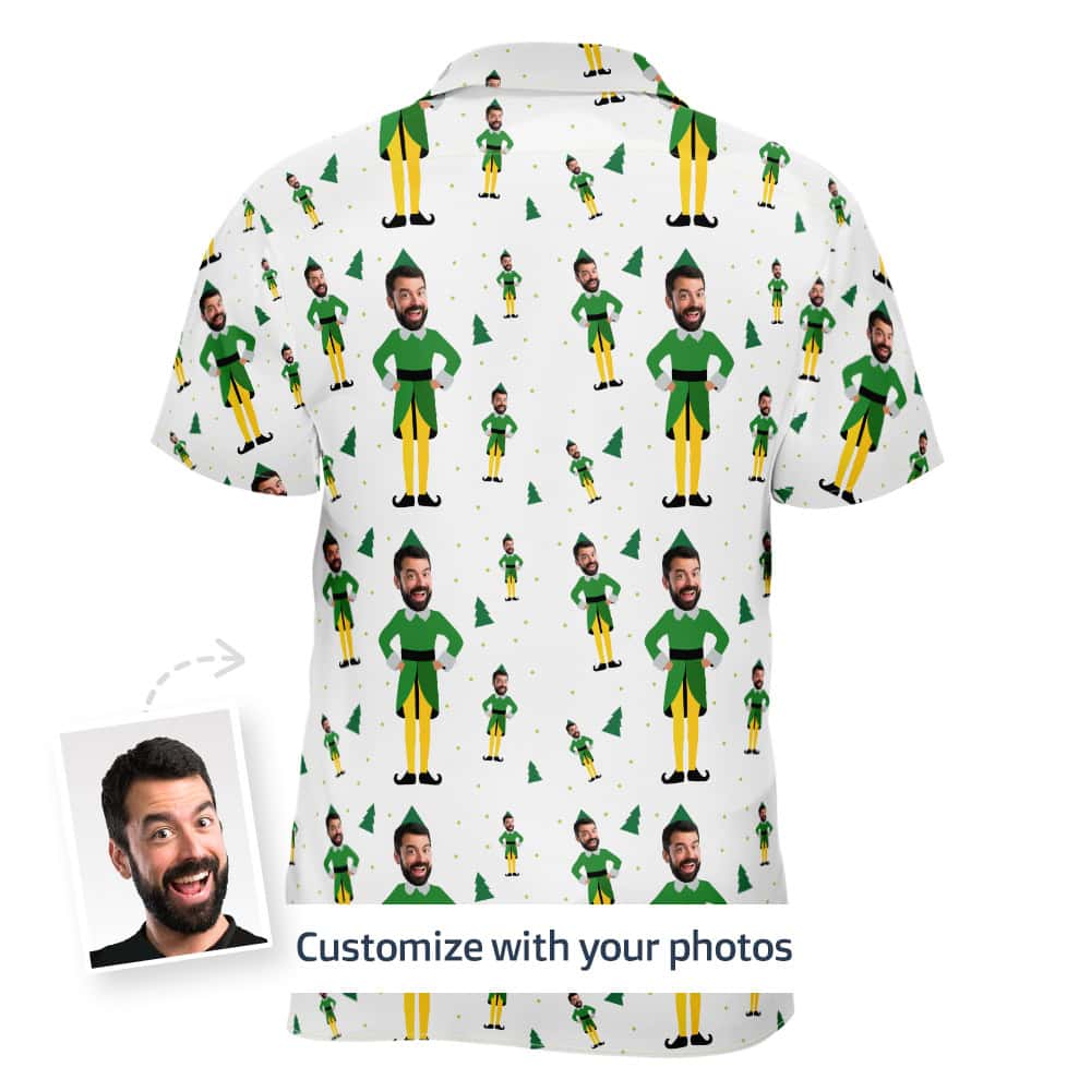 elf Hawaiian shirt back